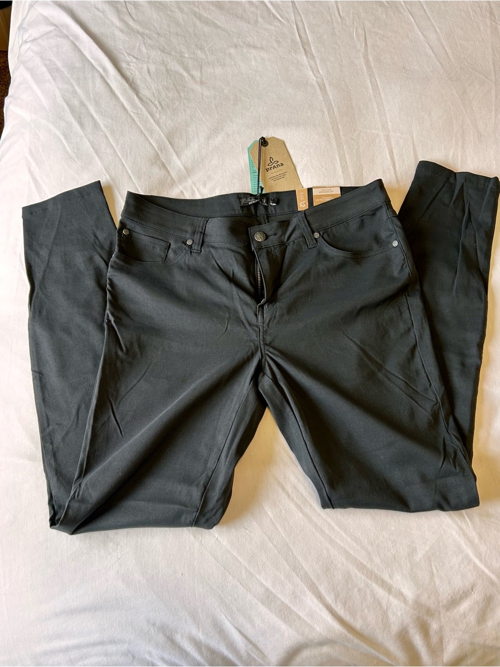 PrAna Black Stretch skinny pants - Picture 2 of 6